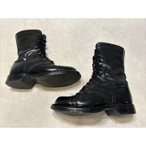 Corcoran Men’s Black Leather Size 5.5 W Paratrooper Jump Boots 1515 Made in USA